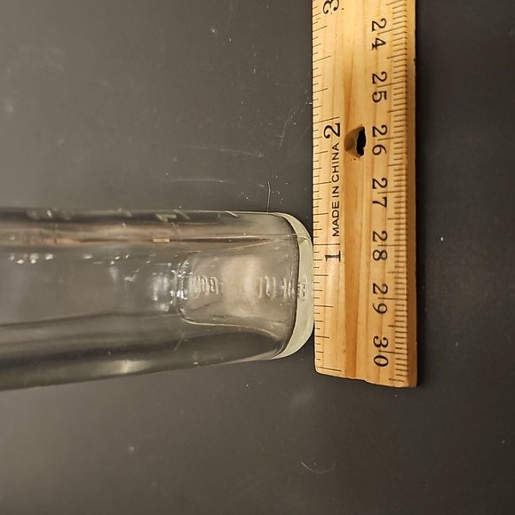 Vintage Clear 3xvi Blue Ribbon Apothecary Medicine Bottle - Picture 6 of 6